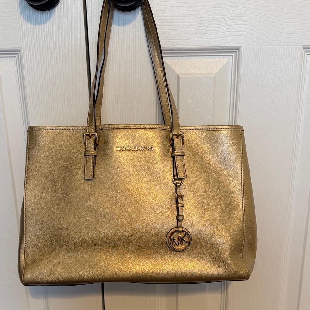 Michael Kors Shimmering Gold Tote